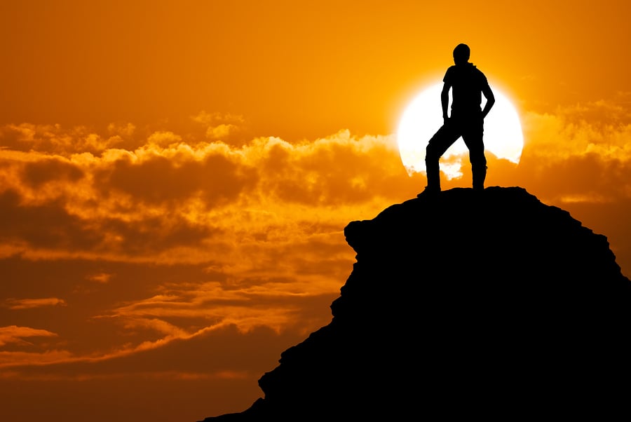 Lonely Leader at the top