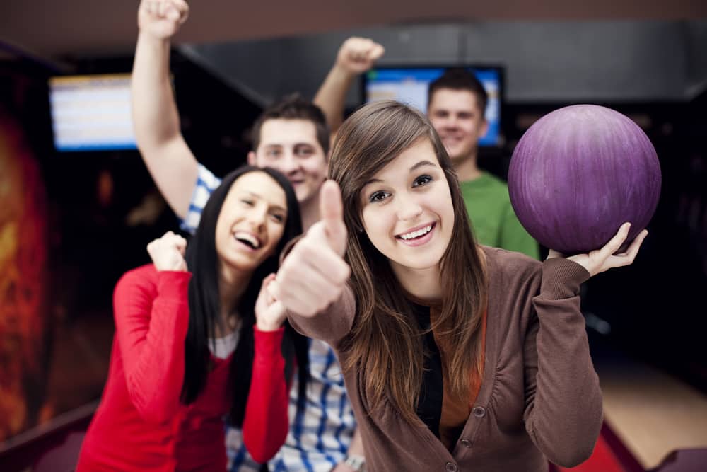 Coworkers-bowling-having-fun-inspired-culture