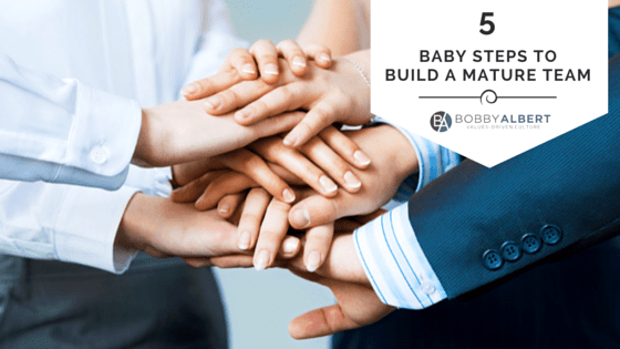 Bobby Albert explains his approach to team-building and the Quality is Contagious theme in order to build a mature team.