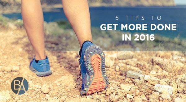 Bobby Albert explains how very person can get more done in 2016 by applying the following five practical goal-setting tips! 