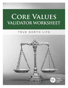Core Values Validator Worksheet