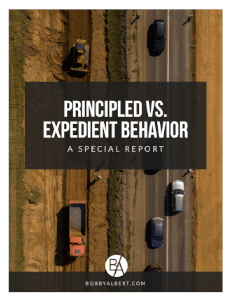 Principled V Expedient Behavior